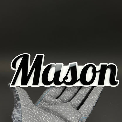 1PC Mason 3D Acrylic Badge - Car Truck Emblem Fender Tailgate Trunk Sticker