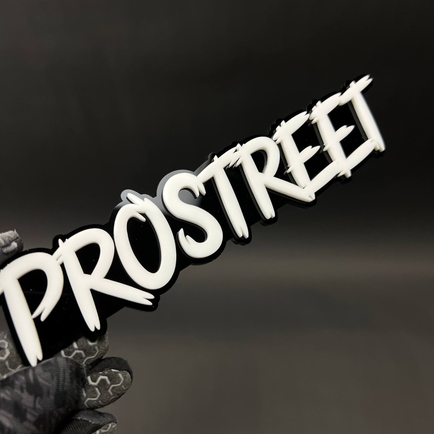 1PC PROSTREET 3D Acrylic Badge - Car Truck Emblem Fender Tailgate Trunk Sticker