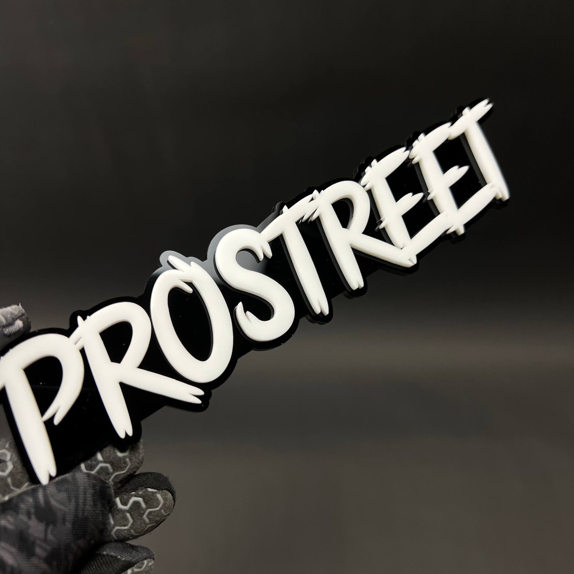 1PC PROSTREET 3D Acrylic Badge - Car Truck Emblem Fender Tailgate Trunk Sticker