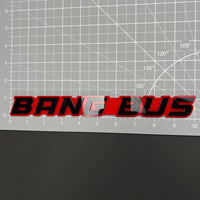 Bang Bus 3D Acrylic Badge - Car Truck Emblem Fender Tailgate Trunk Sticker