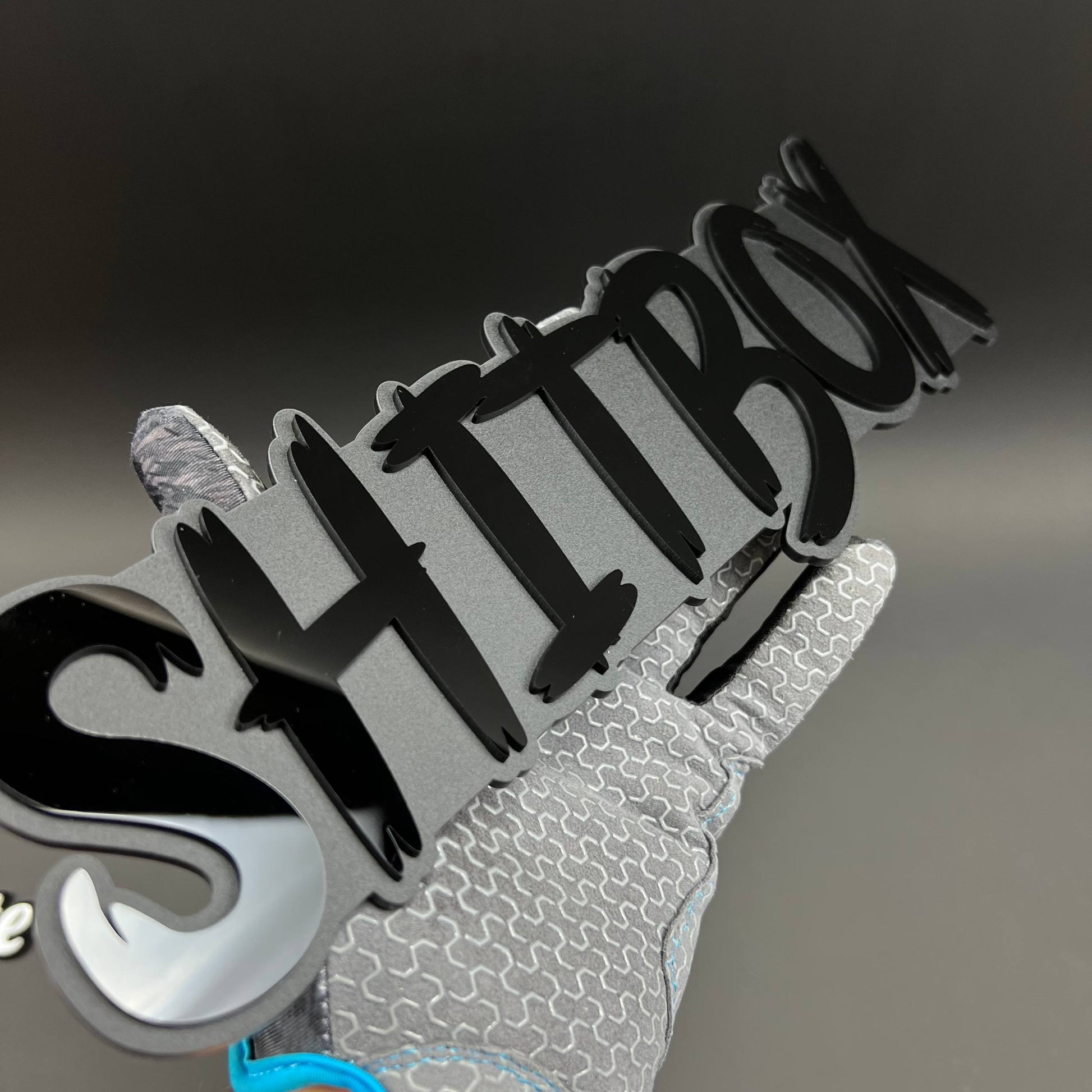 1PC SHITBOX 3D Acrylic Badge - Car Truck Emblem Fender Tailgate Trunk Sticker