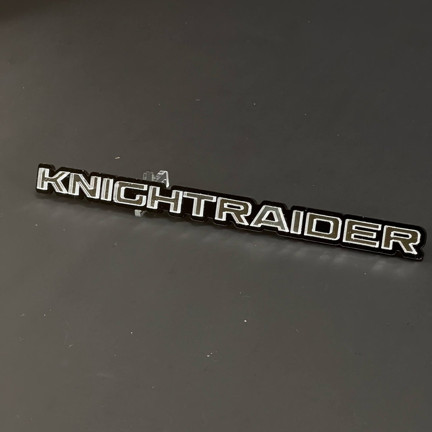 1PC KNIGHTRAIDER 3D Acrylic Badge - Car Truck Emblem Fender Sticker