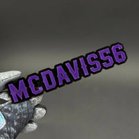 1PC MCDAVIS56 3D Acrylic Badge - Car Truck Emblem Fender Tailgate Trunk Sticker
