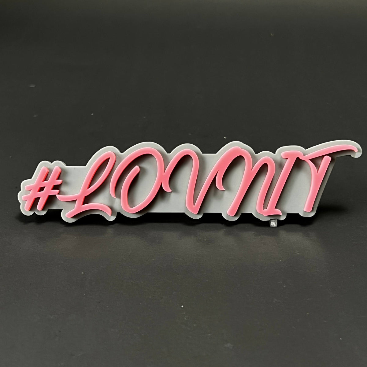 1PC #LOVNIT 3D Acrylic Badge - Car Truck Emblem Fender Tailgate Trunk Sticker