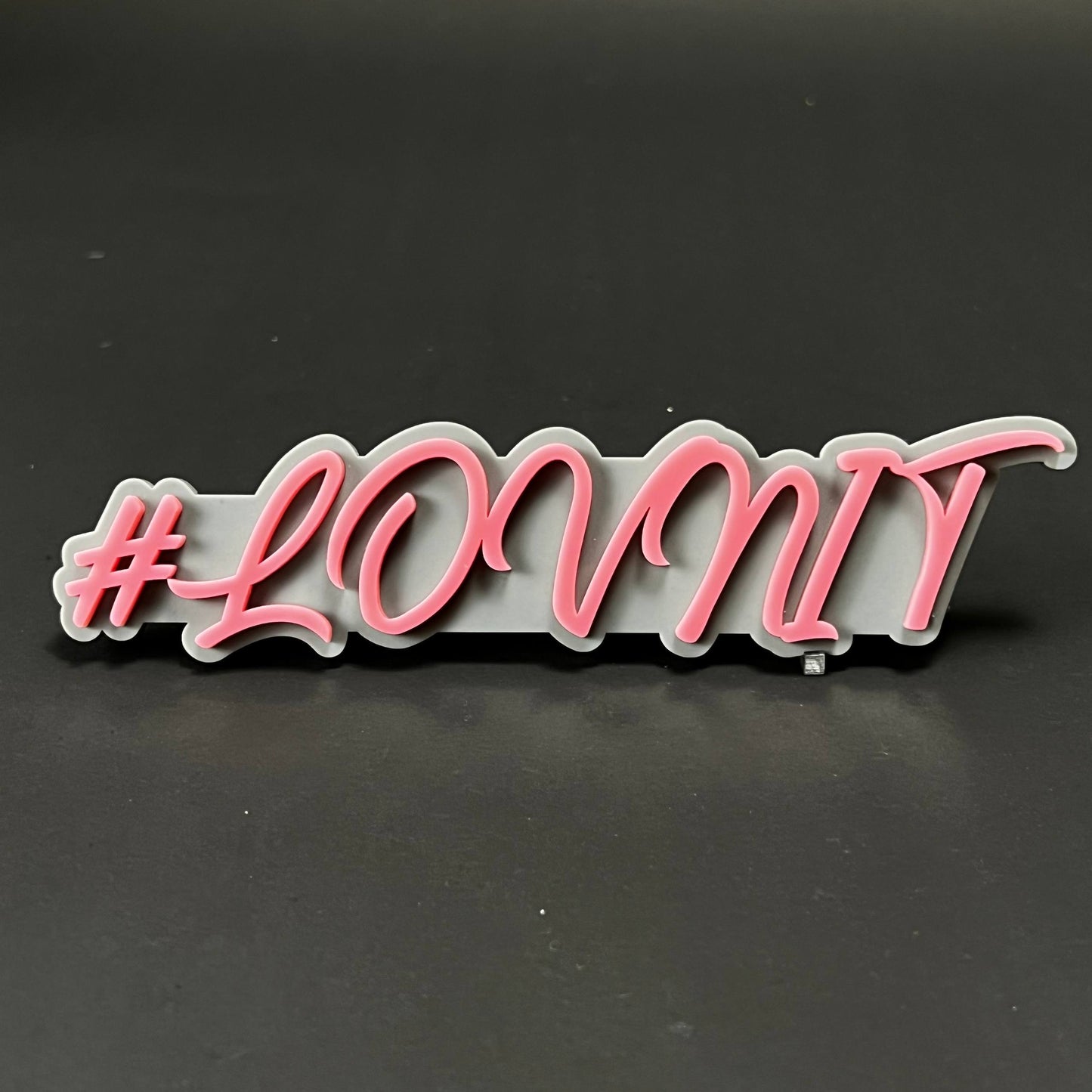 1PC #LOVNIT 3D Acrylic Badge - Car Truck Emblem Fender Tailgate Trunk Sticker