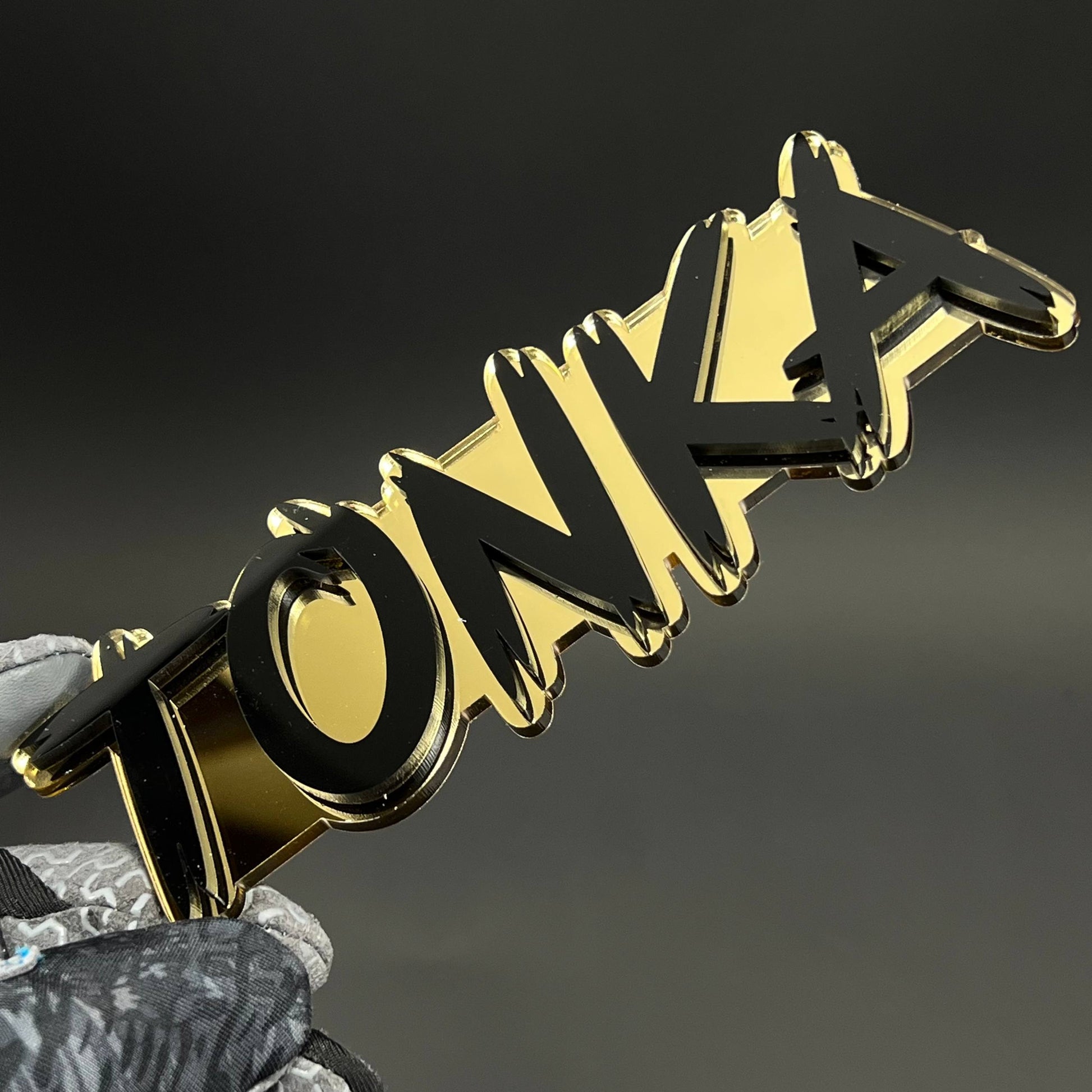 1PC TONKA 3D Acrylic Badge - Car Truck Emblem Fender Tailgate Trunk Sticker