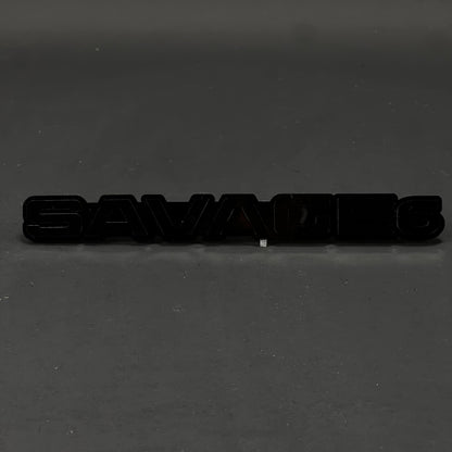 1PC SAVAGES 3D Acrylic Badge - Car Truck Emblem Fender Tailgate Trunk Sticker