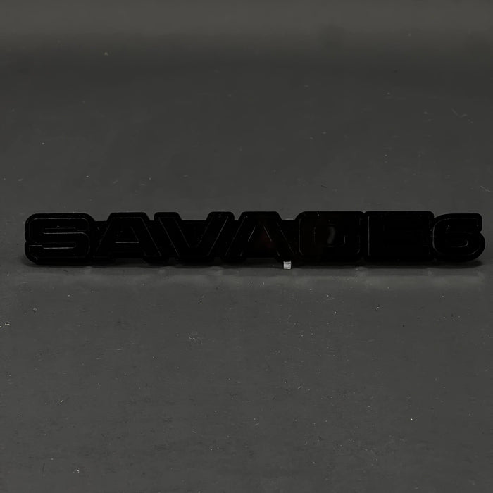 1PC SAVAGES 3D Acrylic Badge - Car Truck Emblem Fender Tailgate Trunk Sticker