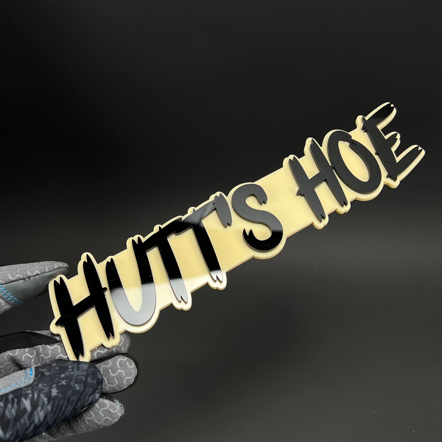 1PC Hutt's HOE 3D Acrylic Badge - Car Truck Emblem Fender Tailgate Trunk Sticker