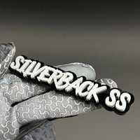 1PC SILVERBACK SS 3D Acrylic Badge - Car Truck Emblem Fender Sticker