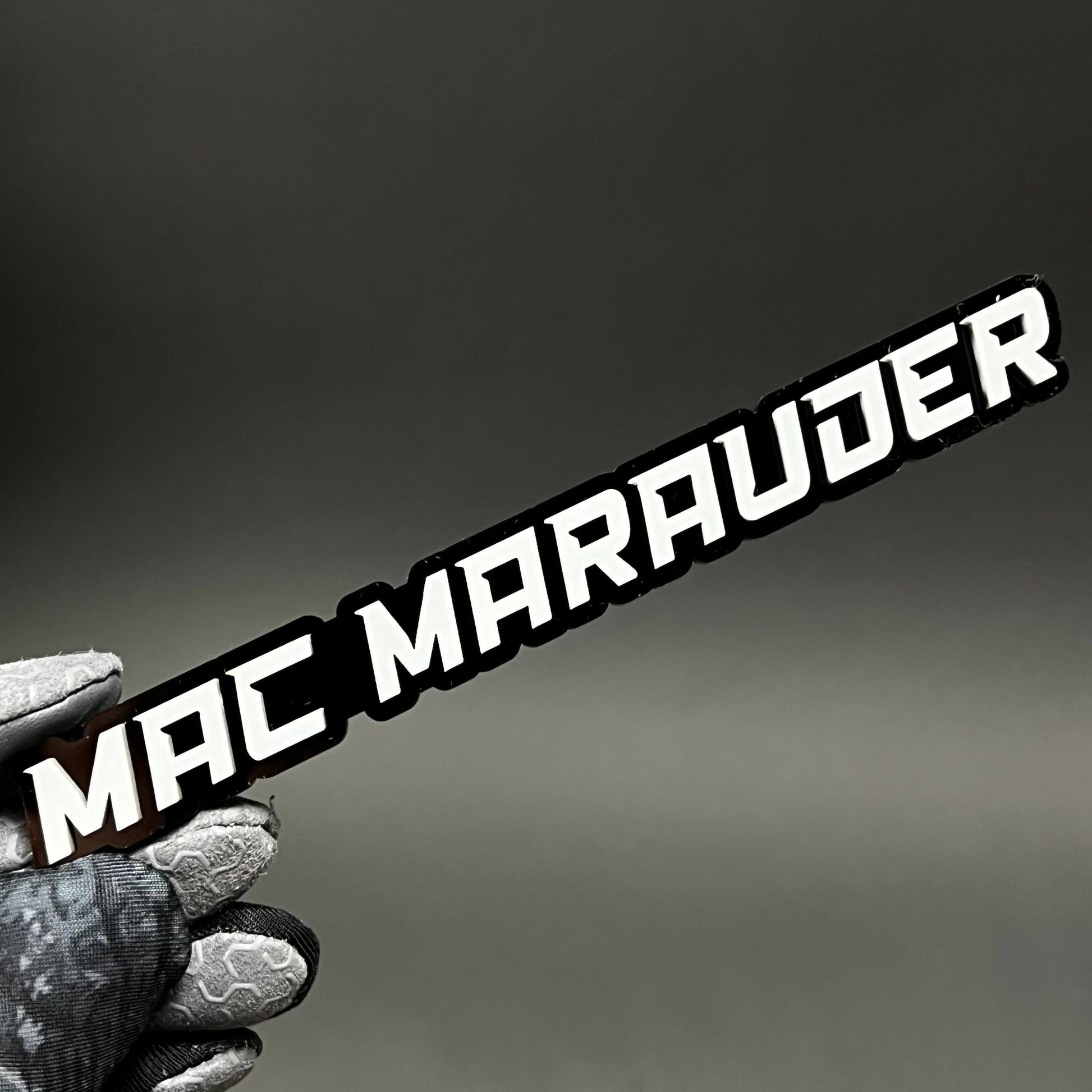 1PC MAC MARAUDER 3D Acrylic Badge - Car Truck Emblem Fender Sticker