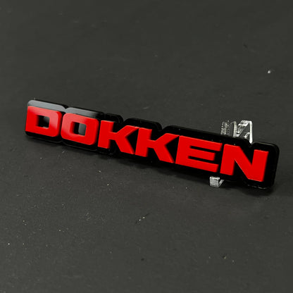 1PC Dokken 3D Acrylic Badge - Car Truck Emblem Fender Tailgate Trunk Sticker