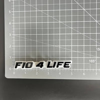 1PC F10 4 LIFE 3D Acrylic Badge - Car Truck Emblem Fender Tailgate Trunk Sticker