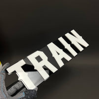 1PC TRAIN 3D Acrylic Badge - Car Truck Emblem Fender Tailgate Trunk Sticker
