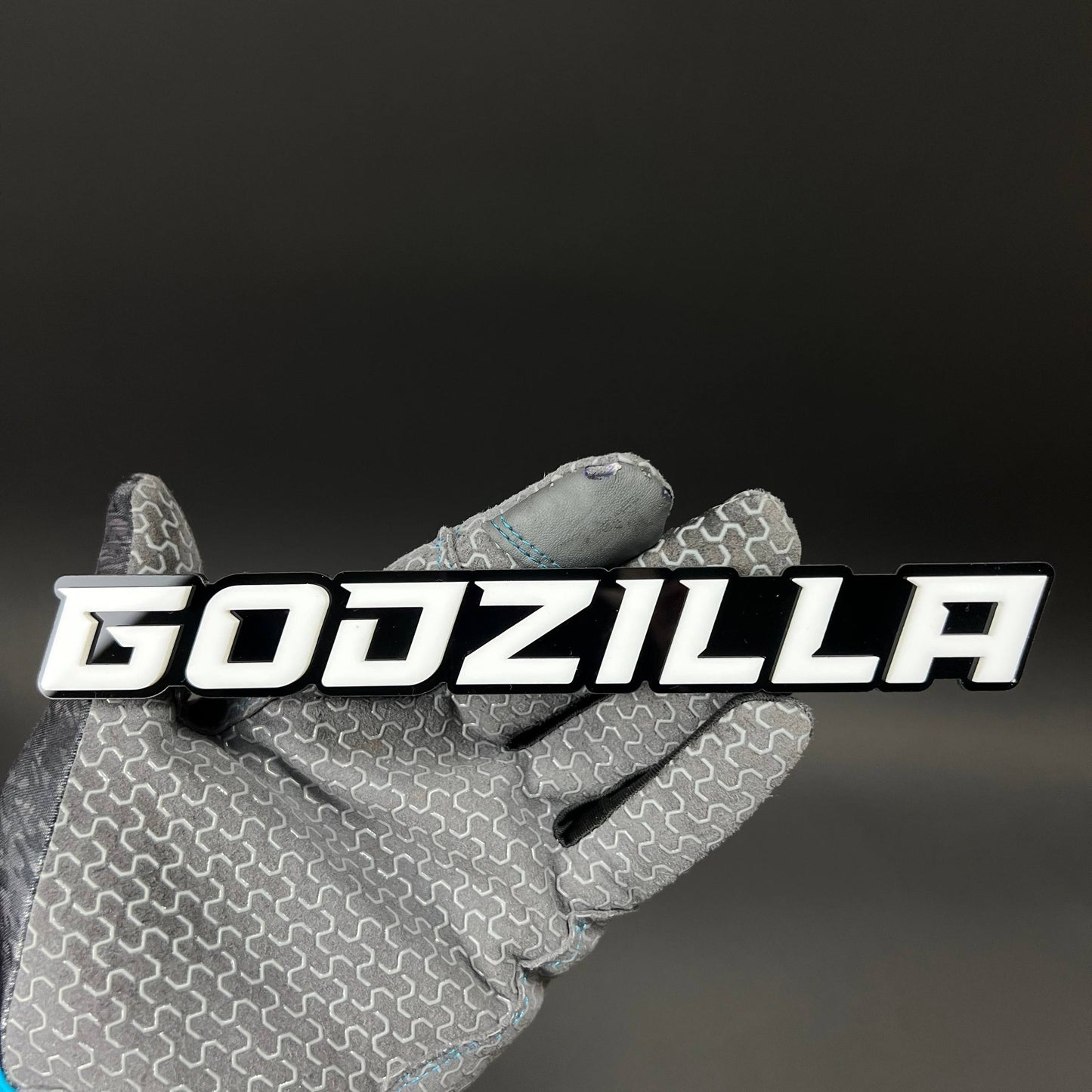 1PC GODZILLA 3D Acrylic Badge - Car Truck Emblem Fender Tailgate Trunk Sticker