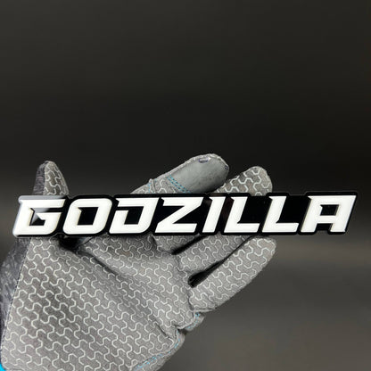 1PC GODZILLA 3D Acrylic Badge - Car Truck Emblem Fender Tailgate Trunk Sticker