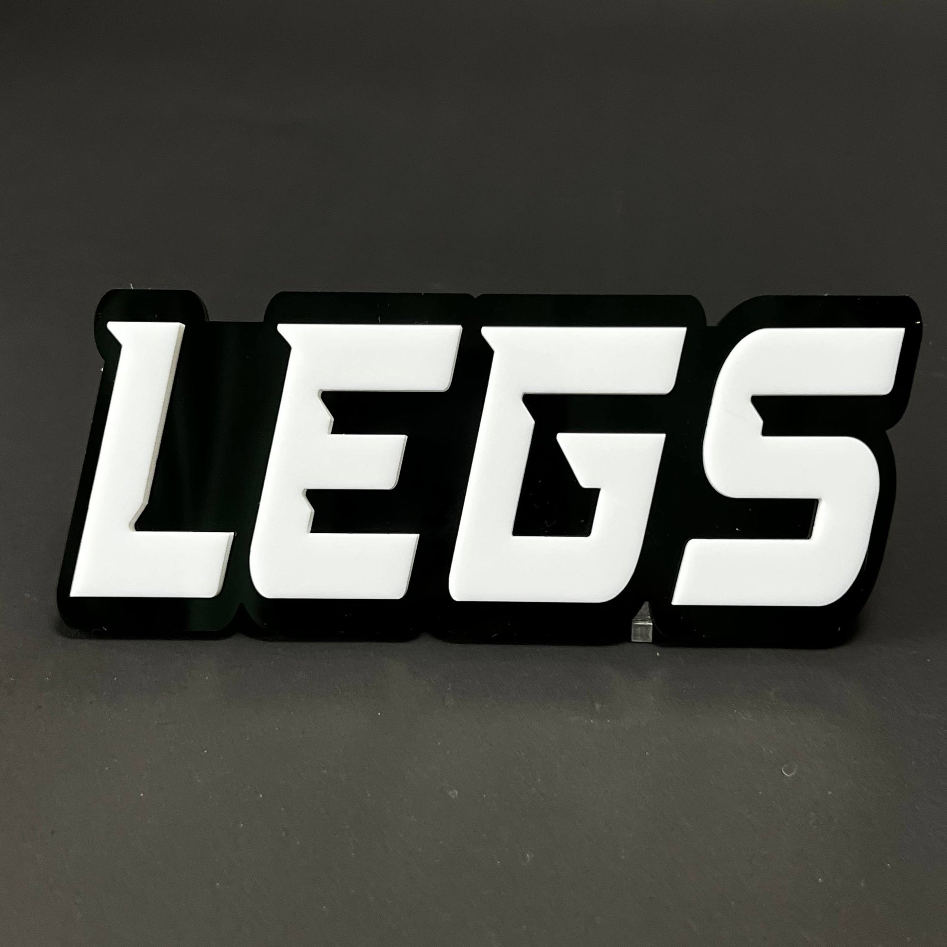 1PC LEGS 3D Acrylic Badge - Car Truck Emblem Fender Tailgate Trunk Sticker