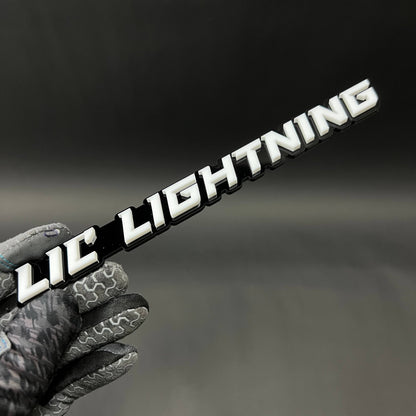 1PC LIL LIGHTNING 3D Acrylic Badge - Car Truck Emblem Fender Sticker