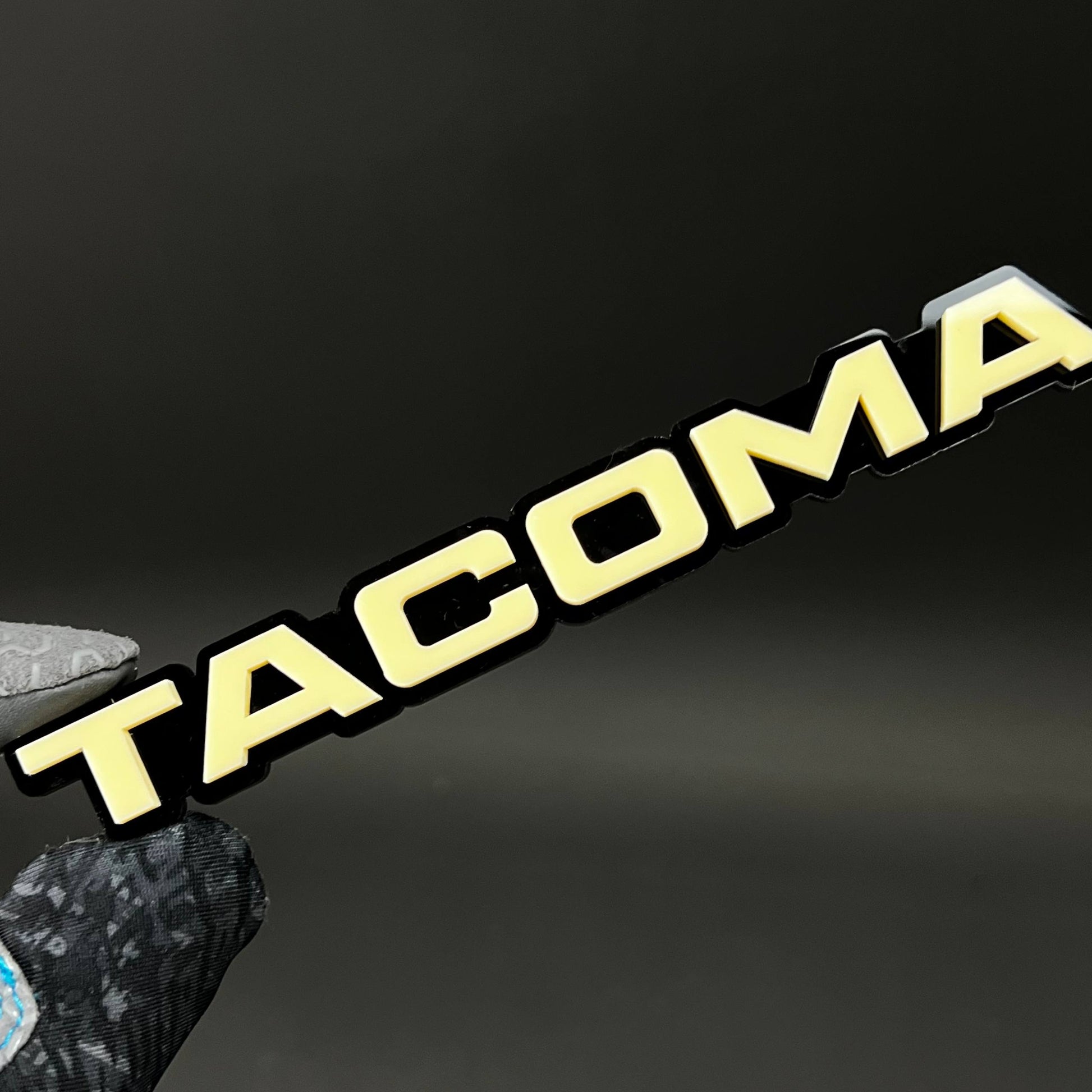 1PC TACOMA 3D Acrylic Badge - Car Truck Emblem Fender Tailgate Trunk Sticker