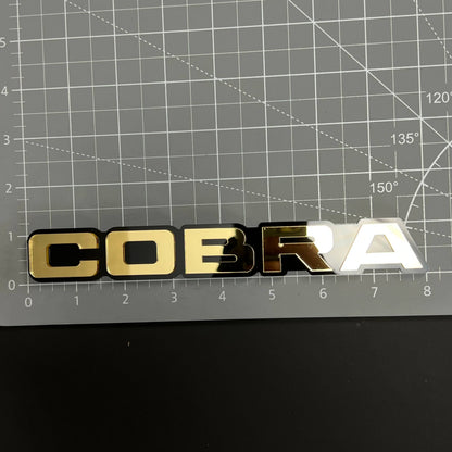 1PC COBRA 3D Acrylic Badge - Car Truck Emblem Fender Tailgate Trunk Sticker