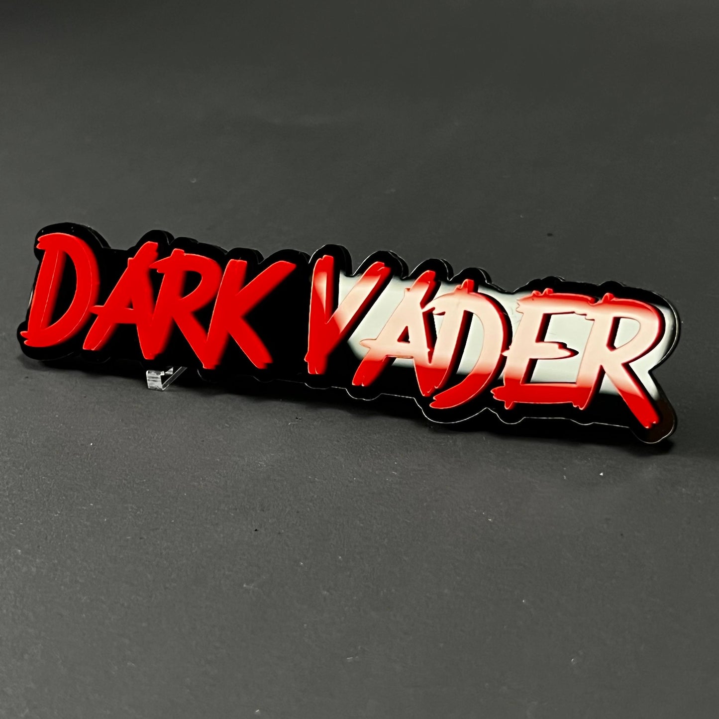1PC DARK VADER 3D Acrylic Badge - Car Truck Emblem Fender Tailgate Trunk Sticker