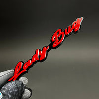 1PC Lady Bug 3D Acrylic Badge - Car Truck Emblem Fender Tailgate Trunk Sticker