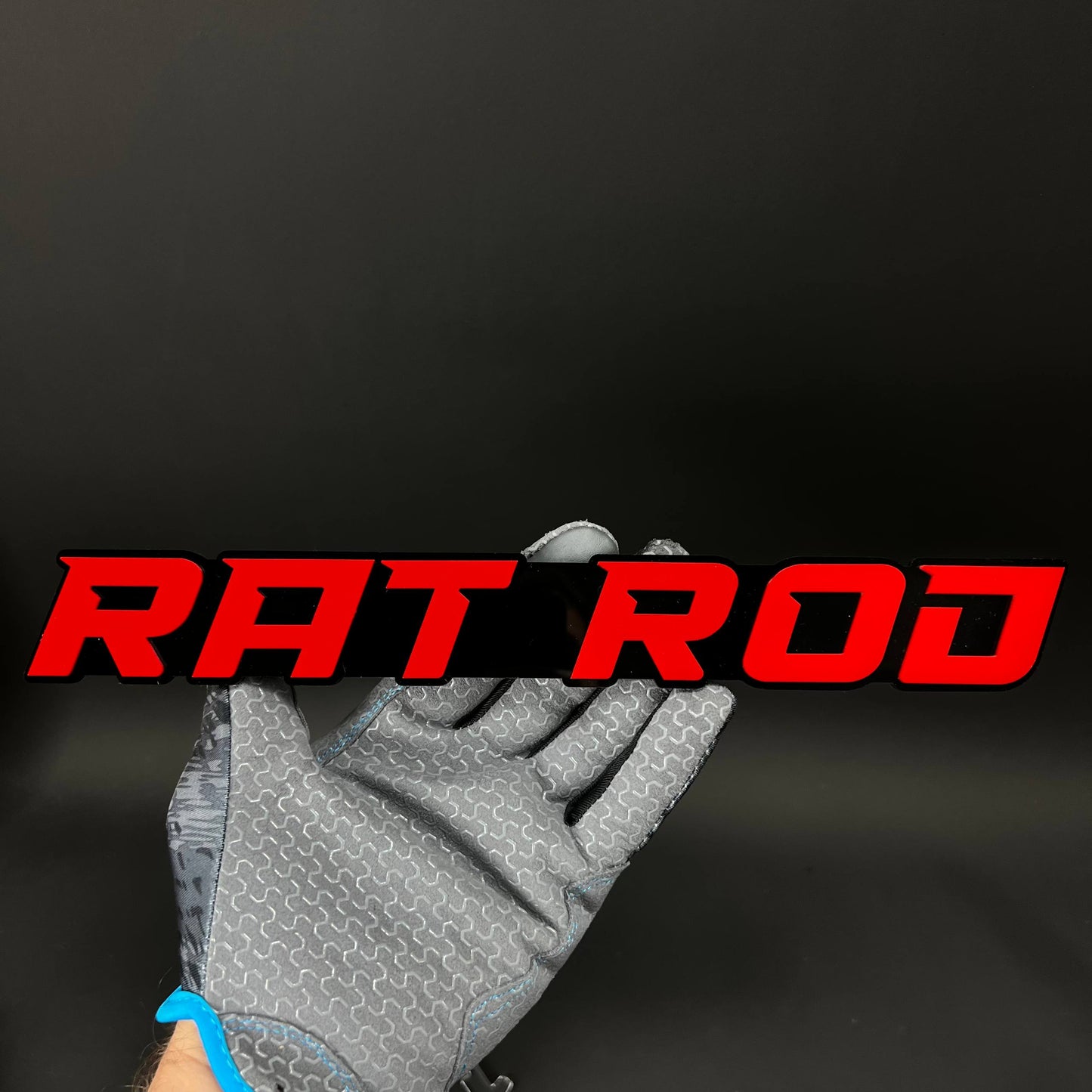 1PC RAT ROD 3D Acrylic Badge - Car Truck Emblem Fender Tailgate Trunk Sticker