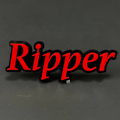 1PC Ripper 3D Acrylic Badge - Car Truck Emblem Fender Tailgate Trunk Sticker