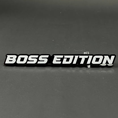 1PC BOSS EDITION 3D Acrylic Badge - Car Truck Emblem Fender Sticker