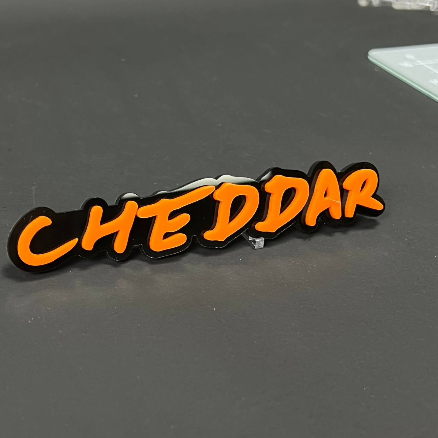 1PC CHEDDAR 3D Acrylic Badge - Car Truck Emblem Fender Tailgate Trunk Sticker