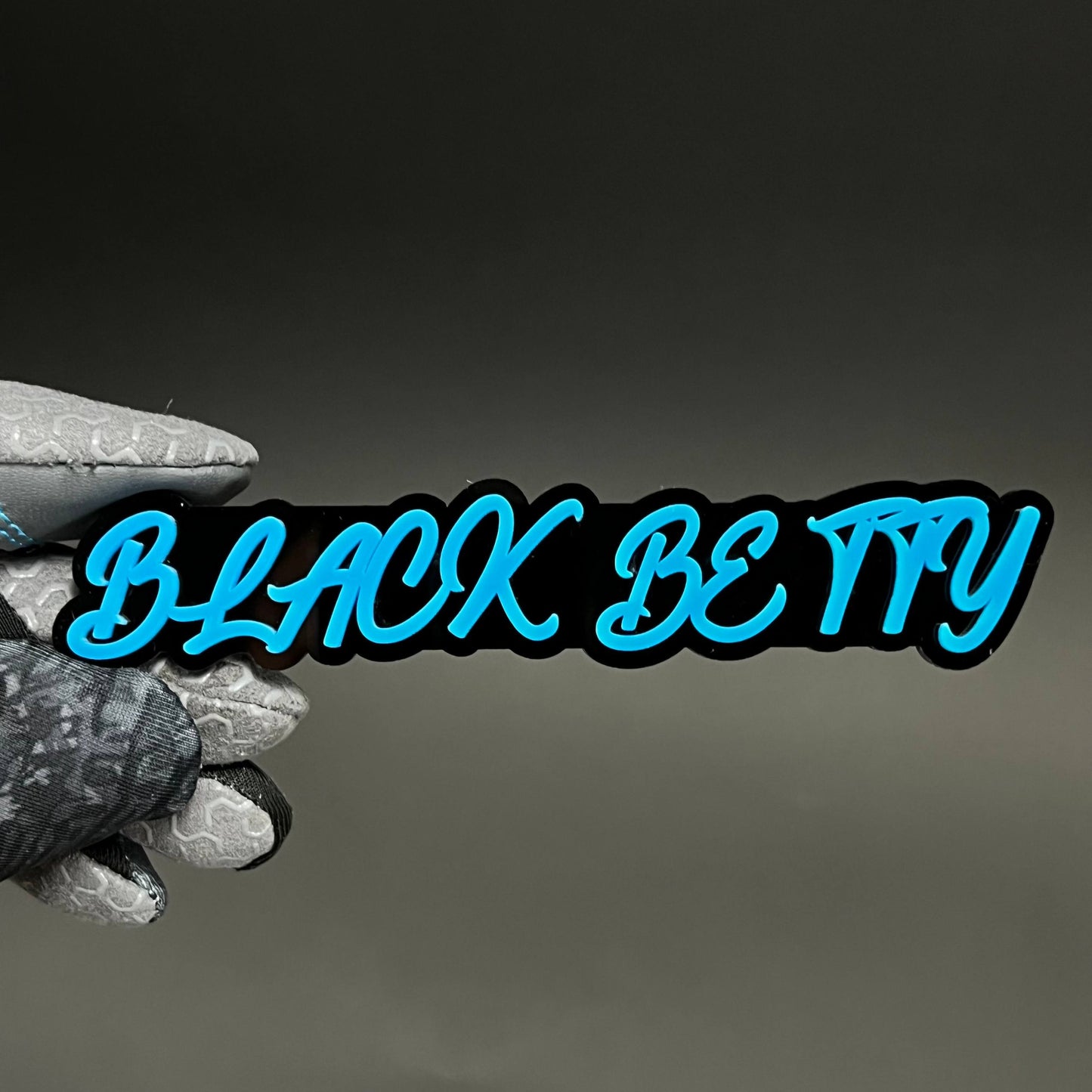 1PC Black Betty 3D Acrylic Badge - Car Truck Emblem Fender Sticker