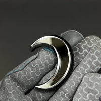 1PC Crescent Moon 3D Acrylic Badge - Car Truck Emblem Fender Sticker