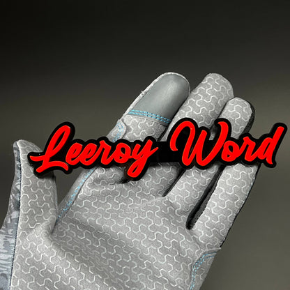 1PC Leeroy Word 3D Acrylic Badge - Car Truck Emblem Fender Sticker