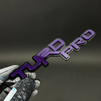 1PC TURD PRO 3D Acrylic Badge - Car Truck Emblem Fender Tailgate Trunk Sticker
