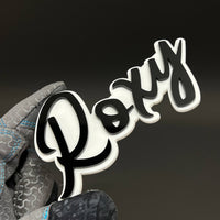 1PC Roxy 3D Acrylic Badge - Car Truck Emblem Fender Tailgate Trunk Sticker