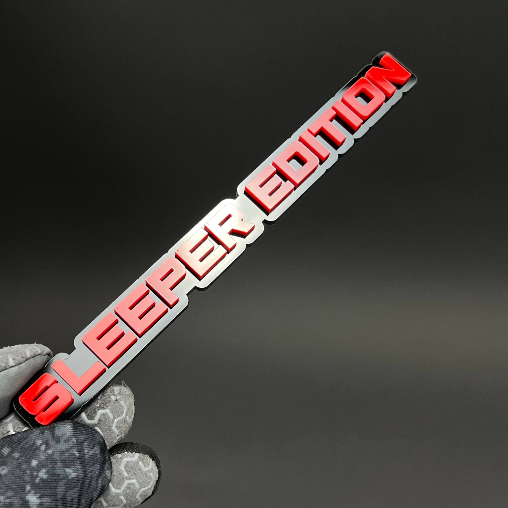 1PC SLEEPER EDITION 3D Acrylic Badge - Car Truck Emblem Fender Sticker