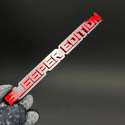 1PC SLEEPER EDITION 3D Acrylic Badge - Car Truck Emblem Fender Sticker