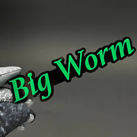 1PC Big Worm 3D Acrylic Badge - Car Truck Emblem Fender Tailgate Trunk Sticker