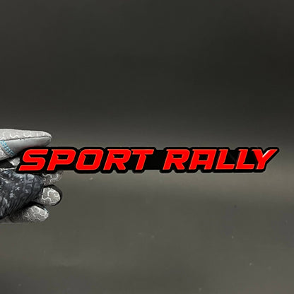 1PC SPORT RALLY 3D Acrylic Badge - Car Truck Emblem Fender Sticker