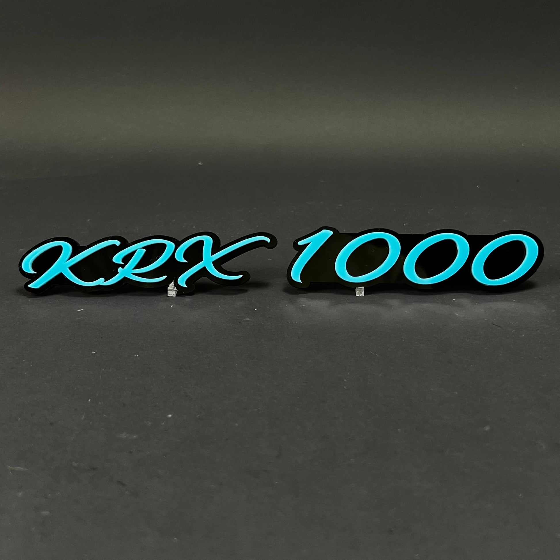 1PC KRX 1000 3D Acrylic Badge - Car Truck Emblem Fender Tailgate Trunk Sticker