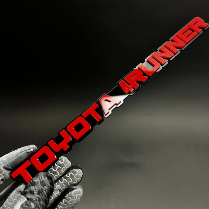 1PC TOYOTA 4RUNNER 3D Acrylic Badge - Car Truck Emblem Fender Sticker