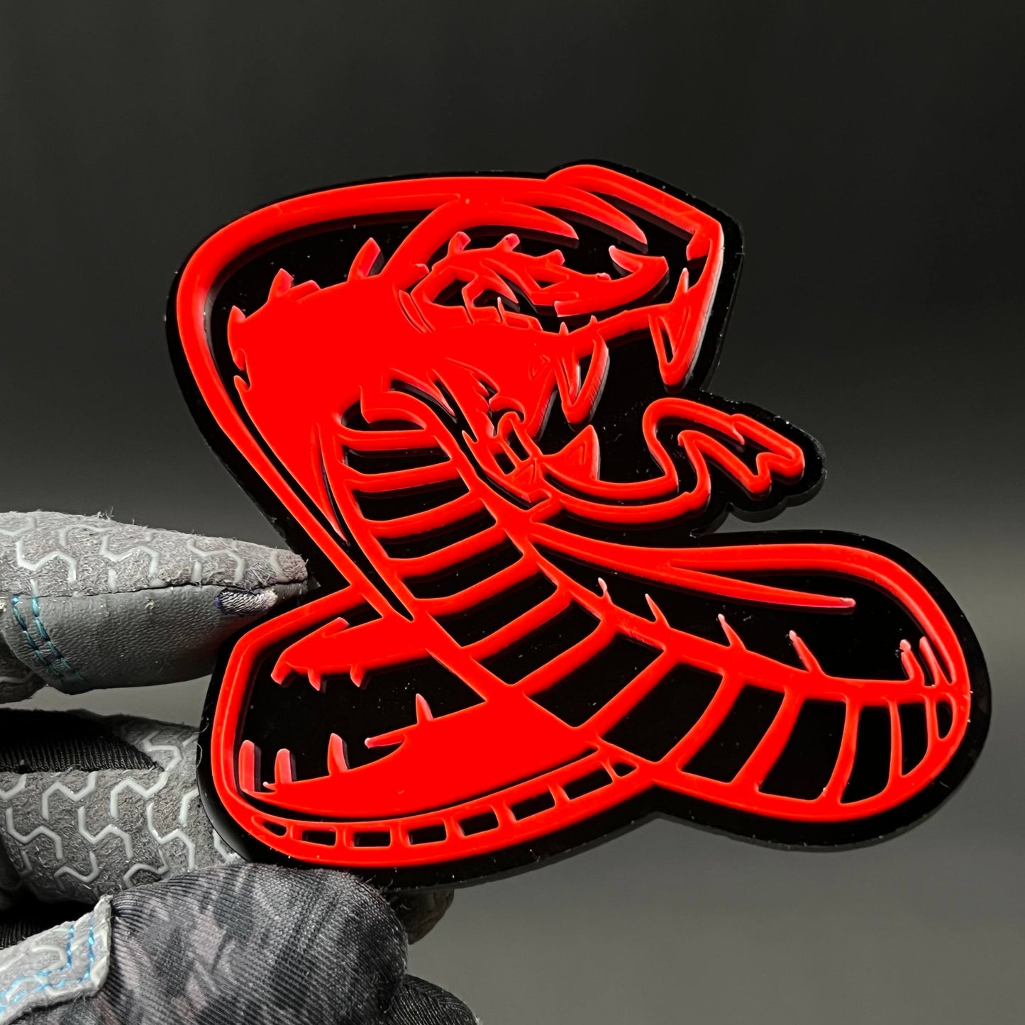 1PC Cobra 3D Acrylic Badge - Car Truck Emblem Fender Tailgate Trunk Sticker