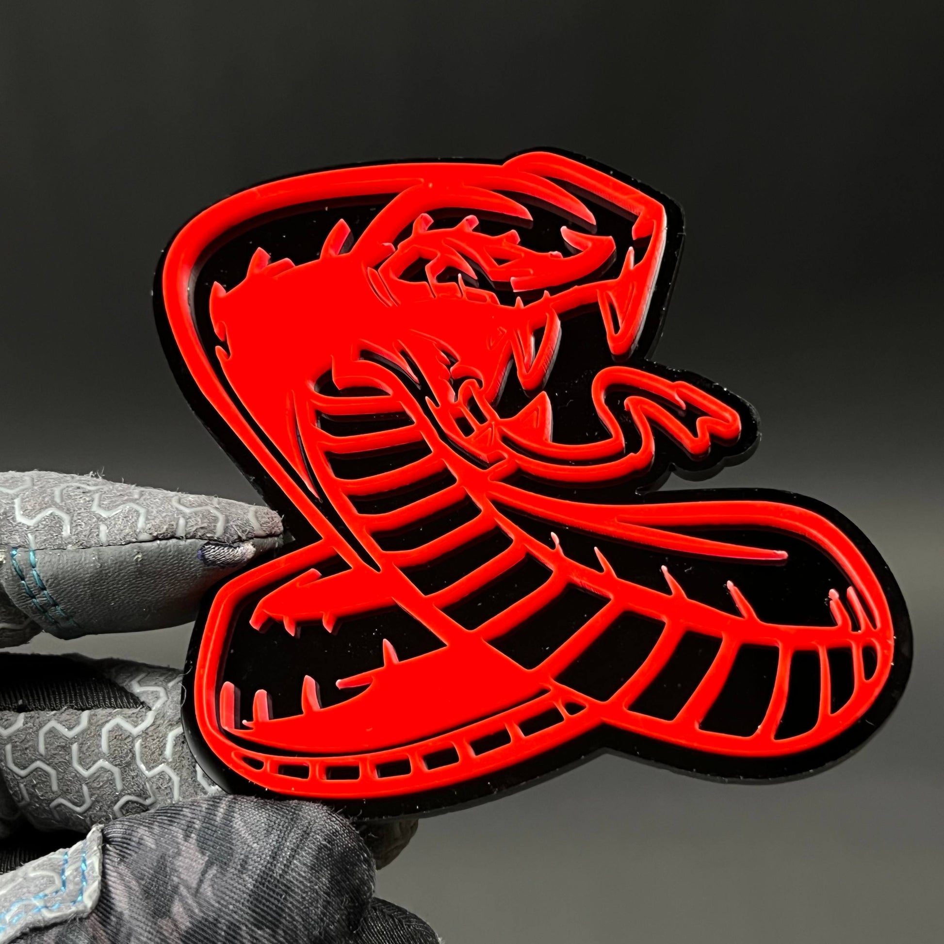 1PC Cobra 3D Acrylic Badge - Car Truck Emblem Fender Tailgate Trunk Sticker