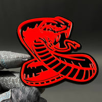 1PC Cobra 3D Acrylic Badge - Car Truck Emblem Fender Tailgate Trunk Sticker