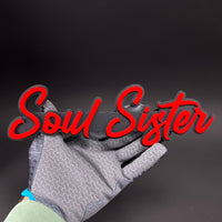 1PC Soul Sister 3D Acrylic Badge - Car Truck Emblem Fender Sticker