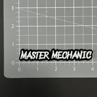 1PC MASTER MECHANIC 3D Acrylic Badge - Car Truck Emblem Fender Sticker