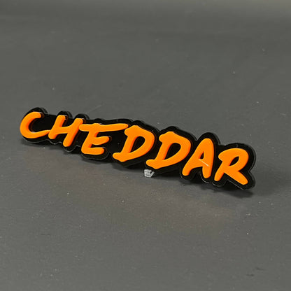 1PC CHEDDAR 3D Acrylic Badge - Car Truck Emblem Fender Tailgate Trunk Sticker