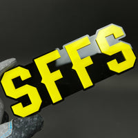 1PC SFFS 3D Acrylic Badge - Car Truck Emblem Fender Tailgate Trunk Sticker