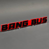 Bang Bus 3D Acrylic Badge - Car Truck Emblem Fender Tailgate Trunk Sticker