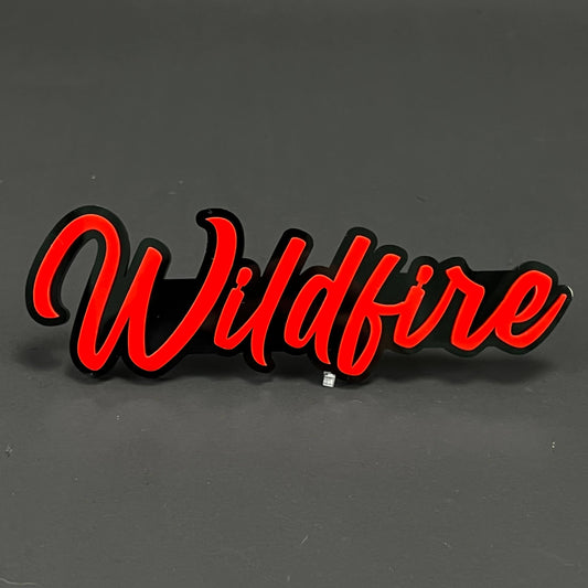 1PC Wildfire 3D Acrylic Badge - Car Truck Emblem Fender Tailgate Trunk Sticker